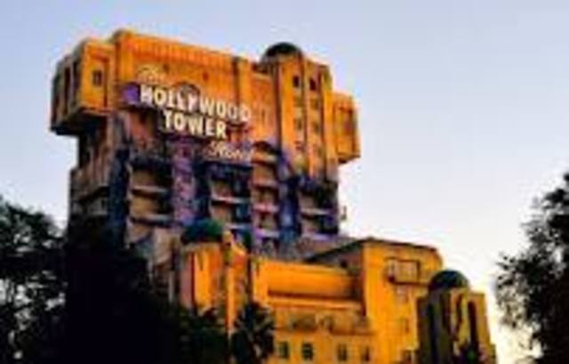 I rode the tower of terrror's elavator