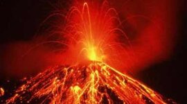 Timeline: the volcano