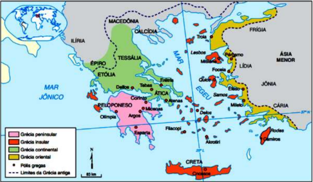 Divisões da Grécia