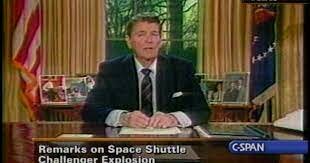 Space Shuttle Challenger explosion (Reagan Speech)