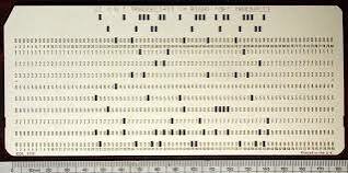 TARJETA PERFORADA DE HERMAN HOLLERITH