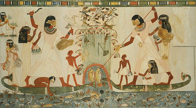 La figlia di Menna sulla barca del padre