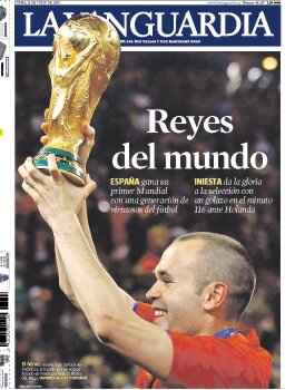 España gana el Mundial de fútbol