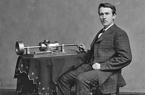 Fonógrafo (Grabado sonidos) Thomas A. Edison