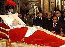 Muerte del Papa Juan Pablo II