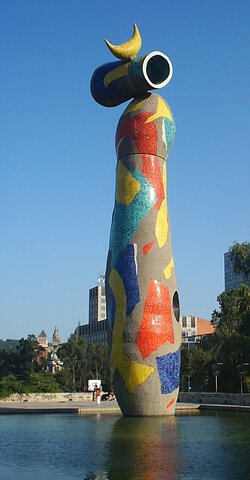 Mujer y Pájaro Joan Miro    escultura