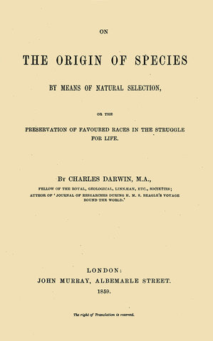 Origin of Species Published