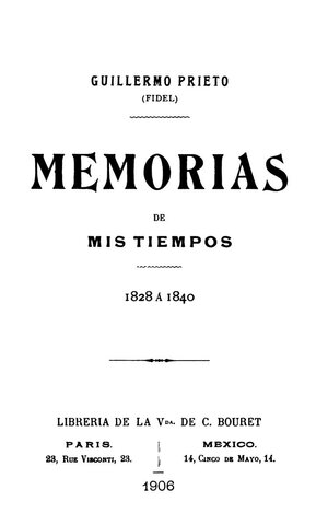 Memorias de mis tiempos