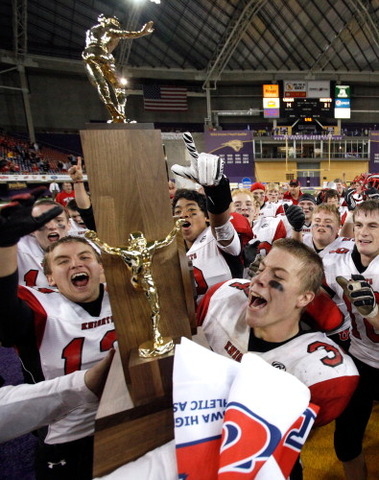 Burnside's 142 yards carry Knights to first state title