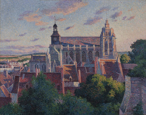 The Cathedral at Gisors, View of the Ramparts