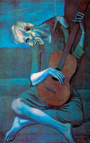 El viejo guitarrista ciego