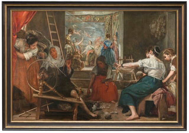 Velazquez pinta Las Hilanderas