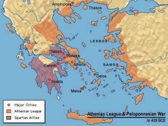 begin 2de Peloponnesos oorlog