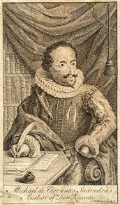 Cervantes combate en la batalla de Lepanto donde se queda inválido de la mano