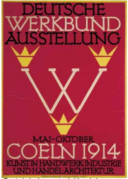 Cartel de la exposición del Deutscher Werkbund