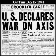 US Declares War on Japan (Pacific)