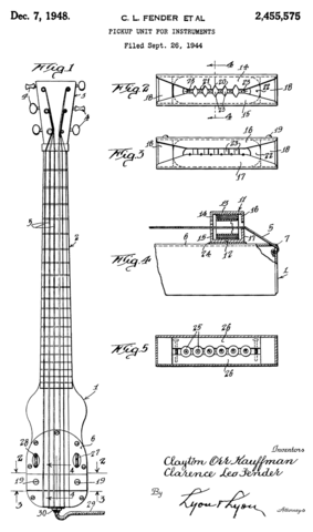 Leo Fender Patent