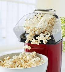 The popcorn machine today