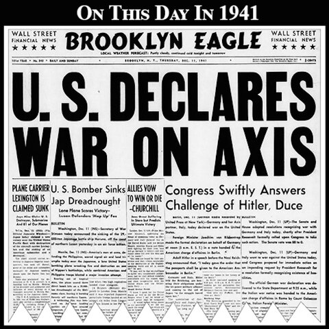 Germany Declares War on U.S.