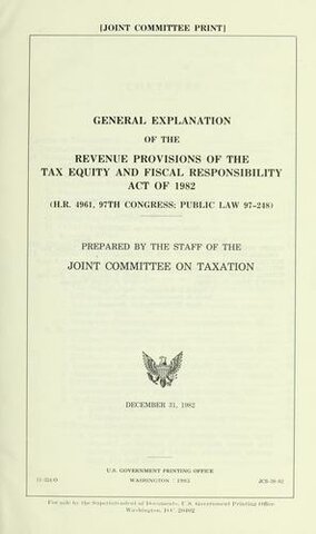 Tax Equity & Fiscal Responsibility Act