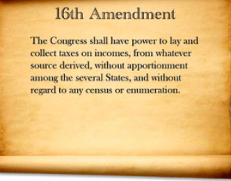 16th ammendment