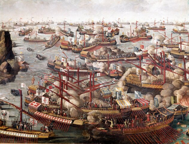 Defeat of the Turks at Lepanto