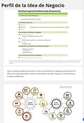 Plantilla puntual de perfil de la idea