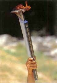 La antorcha Olinpica de Barcelona’92