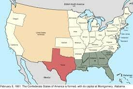 Confederate States of America was formed