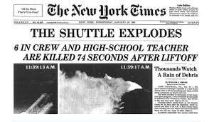 Space Shuttle Challenger explosion (Reagan Speech)