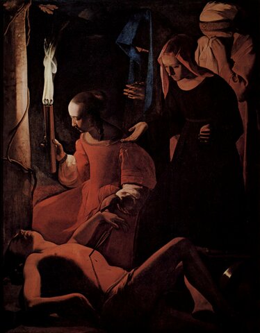 Georges de LA TOUR, Saint Sébastien pleuré par Sainte Irène