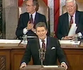 Reagan's first State of the Union Address
