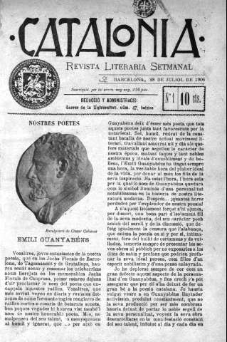 Apareix a la revista "Catalònia".