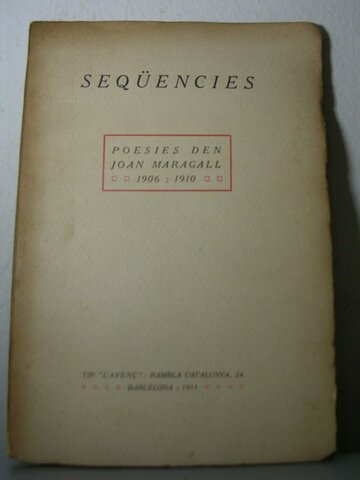 Publica el llibre "Seqüències".