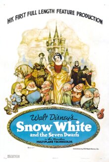 Snow White and the Seven Dwarfs premiered