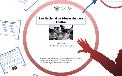 Ley Nacional de Educación para Adultos
