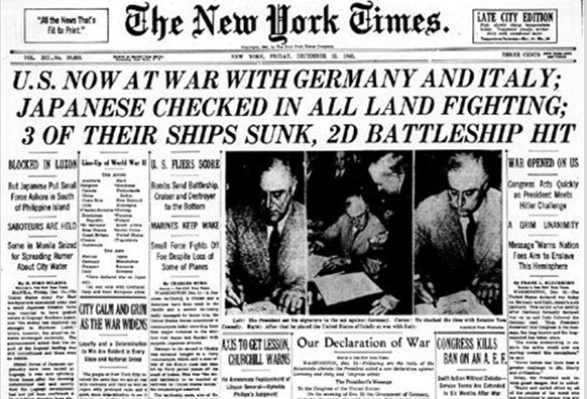 Germany Declares War on the US (Europe/European)