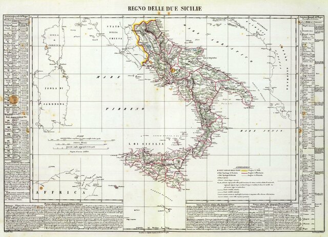 Ferdinando II emana la costituzione del Regno delle Due Sicilie