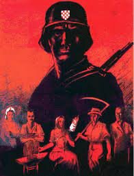 Els líders del moviment terrorista Ustasha proclamen l'anomenat Estat Independent de Croàcia