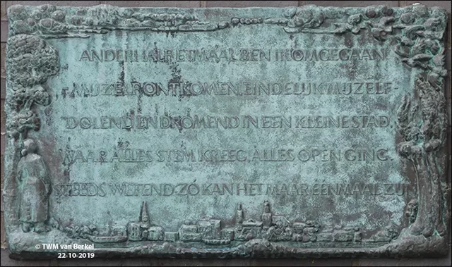 onthulling Ida Gerhardt plaquette