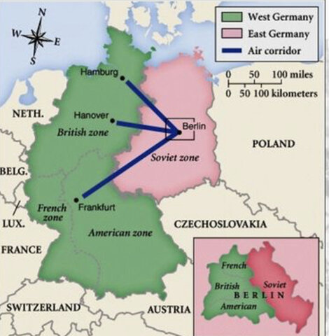 Postwar occupation and division of Germany