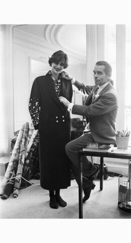 Karl Lagerfeld beginnt die Zusammenarbeit mit Chloé