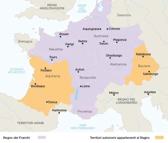 Pipino di Heristal riunifica il regno dei Franchi