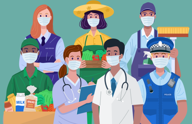 essential worker things