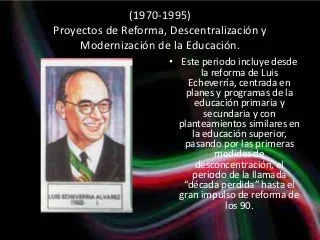 Proyecto de Reforma de la Educación