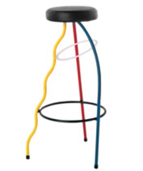 Taburete Dúplex Tricolor