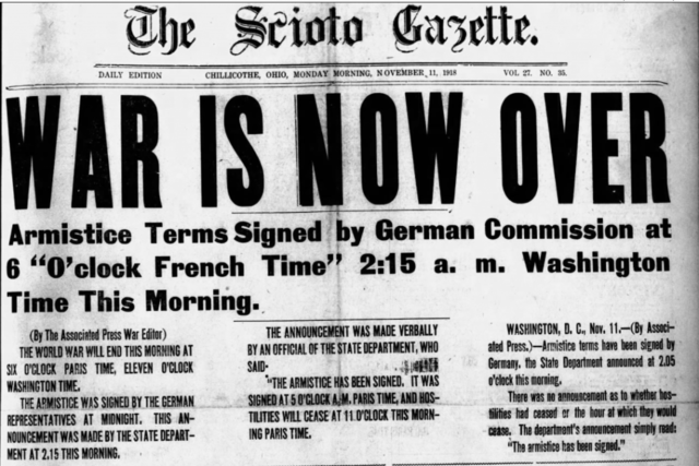 WW1 Armistice