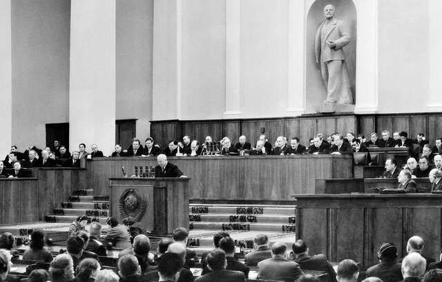 Discurso en el vigésimo Congreso del partido Comunista