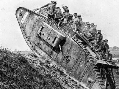 Inicio de la Batalla de Cambrai,Francia.