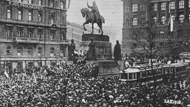 Independencia de Checoslovaquia.